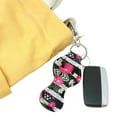thumbnail image 5 of Wrapables 10 Pack Chapstick Holder Keychain with 10 Pieces Metal Clasps, Tropical Fun, 5 of 6