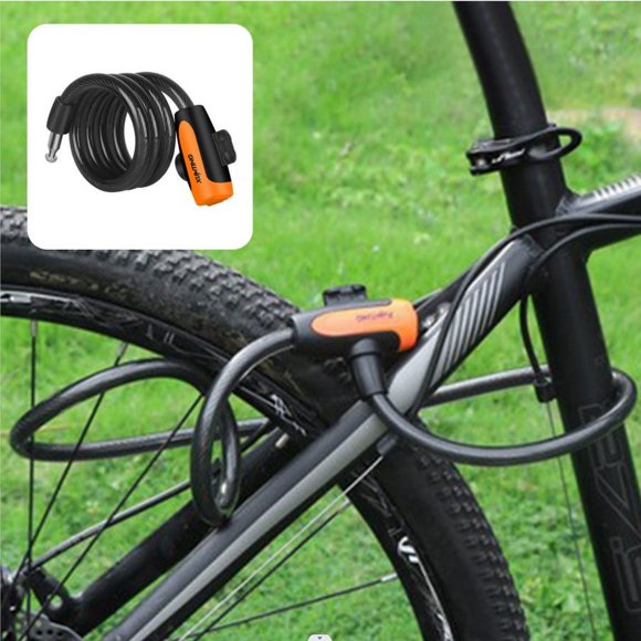 EGNMCR Bicycle accessories Bike Locks, Bike Locks Heavy Duty Against Theft Bicycle Lock With Keys Lock Chain For Bike, Motorcycle, Bicycle, Door, Gate, Fence, Grill Bike Locks