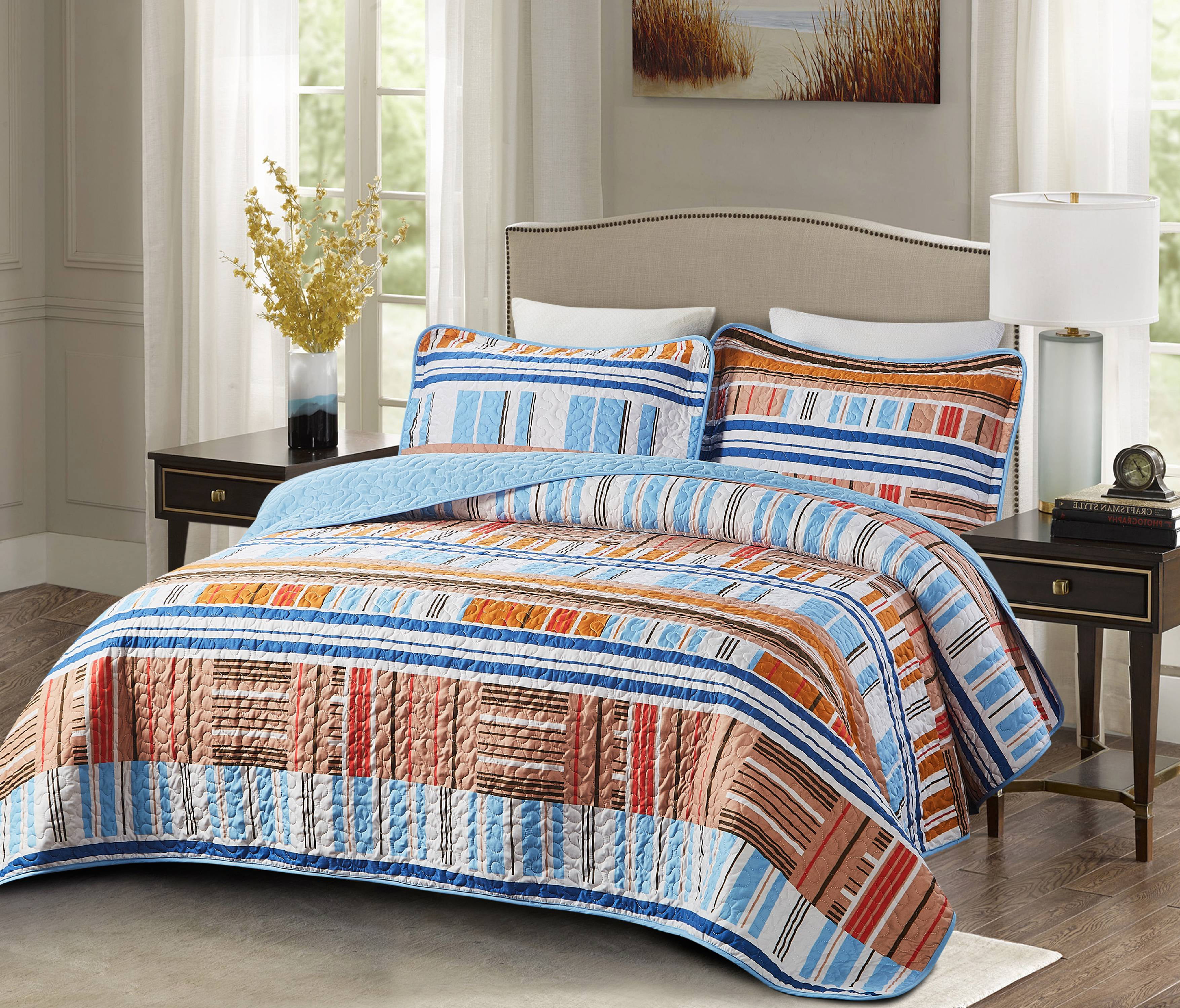 3 Piece Oversized King Quilt Set, Bed Bath And Beyond Oversized King Quilts