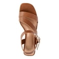 thumbnail image 4 of Time and Tru Women's Cross Strap Wedge Sandals, 4 of 6