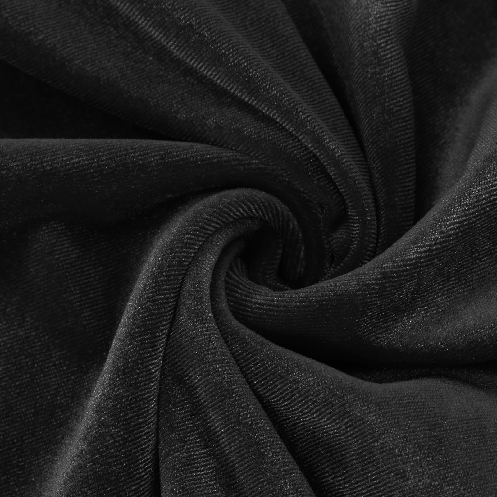 Women's Velvet Dresses Round Neck Bell Sleeve T-Shirt Dress High Split Elastic Waist Solid Dressy Dress Cocktail Party Wedding Midi Dress Black,XL