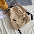 thumbnail image 4 of Tnobhg Travel Camping Backpack Students Schoolbag Large Capacity Waterproof Scratch-resistant Solid Color Double Straps Water Bottle Pockets Schoolbag, 4 of 8