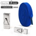 thumbnail image 1 of Press Lock No Tie Elastic Shoelaces Widened Flat 1 Pair for Kids and Adults, 1 of 6