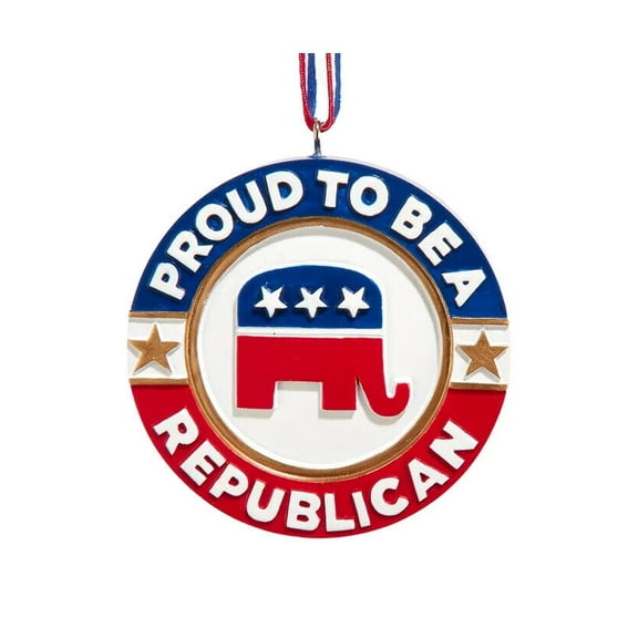 PROUD TO BE A REPUBLICAN Political Christmas Ornament, by Kurt Adler