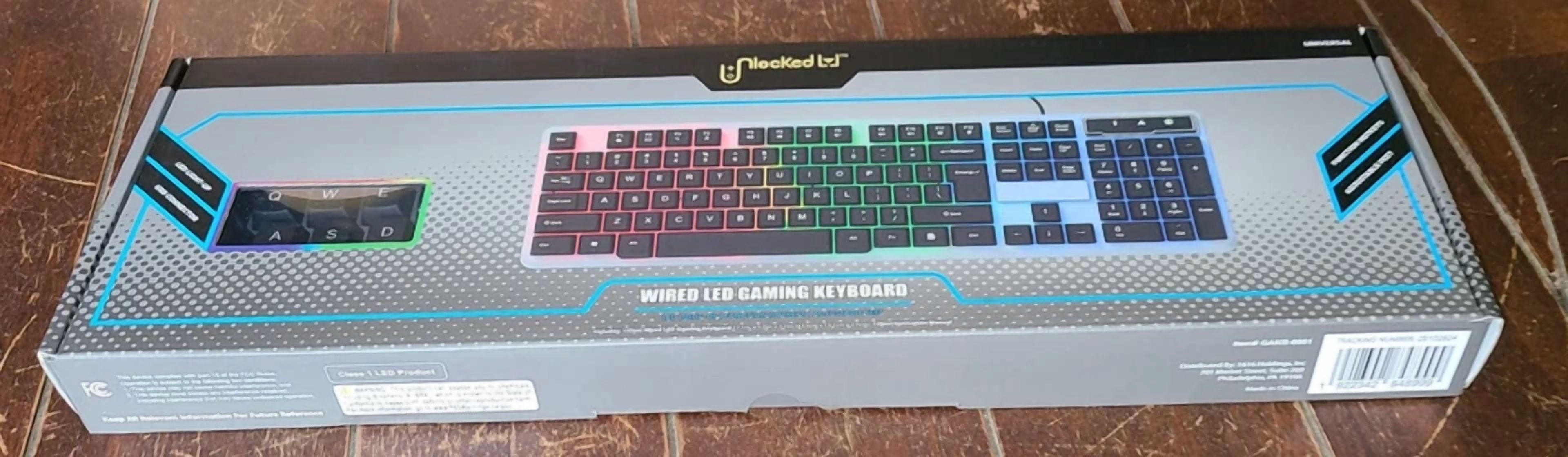 CIRCLE- Unlocked Wired Led Gaming Keyboard ~Universal~ (17" X 5.2" X 1.1") #Gakb-0001