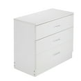 thumbnail image 3 of EDOEMSE Modern 3 Drawer Nightstand Wooden, Bedside Furniture & Table, Wood Chest of Drawers with Storage, White, 3 of 13