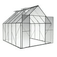 thumbnail image 4 of 6x12 Greenhouse Kit, Heavy Duty Greenhouses with Adjustable Vent Window&Lockable Hinged Door, Greenhouses for Outdoors, Backyard Garden, 4 of 5