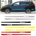 thumbnail image 3 of Walbest 2 Pack Car Side Stripe Decal, Universal Car Sticker Waterproof Decoration Side Body Stripe Decal Exterior for Auto SUV (Black), 3 of 7