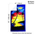thumbnail image 3 of Allgala Oversize 50"x70" Microfiber Beach Towel, Sunset-BT81101, 3 of 3