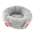 thumbnail image 4 of Cama autocalentable para mascotas, cojín para mascota de peluche, suave para dormir, nido de Gato para otoño e invierno, cama para perros y gatos para gris pequeño, 4 of 9
