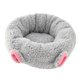 thumbnail image 3 of Cama Redonda para Perros Sunnimix Almohada Nido para Gatos Suave de Felpa Gris Pequeño, 3 of 8