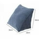 thumbnail image 5 of Almohada de cuña para soporte de espalda y cuello, almohadas de lectura para posicionamiento en el sofá cama, funda de almohada extraíble con diseño de cremallera, respaldo triangular con relleno de, 5 of 5