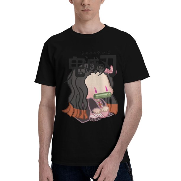 Camiseta de Manga Corta para Hombres Kimetsu no Yaiba