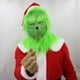 thumbnail image 3 of Disfraz de Navidad Geek Geek Steal Disfraz de Grinch de pelo verde Máscara de Grinch de pelo verde, 3 of 5