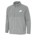 thumbnail image 2 of Men's Antigua  Gray Detroit Lions Daily Fused Full-Zip Jacket, 2 of 4