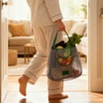 thumbnail image 4 of TIELUTT Sac de Rangement de Cuisine Portable, Fourre-Tout en Maille Ajourée, Sacs de Rangement Réutilisables avec Couvercles, Petit Contenant, Pinces pour Sacs pour le Rangement des Aliments, Support de Sac pour Repas de Congélateur, Contenants pour le Rangement des Aliments w, 4 of 6