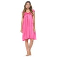 thumbnail image 2 of Casual Nights Women's Cap Sleeve Rose Satin Nightgown, 2 of 5