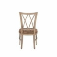 thumbnail image 6 of Linon Andes Dining Chair - Brown Multicolor Flower - Set of 2, 6 of 11