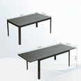 thumbnail image 6 of CoSoTower Patio Dining Expandable Table, Metal Aluminum Outdoor Table for 6-8 Person Rectangular Table for Porch Lawn Garden Bistro(1 Table), 6 of 6