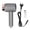 Deep Gray, variant on Riousery Ionic Hair Dryer Cordless & Plug-in Dual Use Portable Blow Dryer with 1500mAh Battery 10.6 inches / 27 cm White