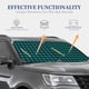 thumbnail image 4 of Fotbe Teal On Black Plaid Juego de 2 Piezas de Parasoles para Parabrisas | Bloqueador Solar para Auto | Accesorios Plegables para Protección Solar Interior-Large, 4 of 6