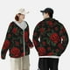 thumbnail image 4 of Fotbe Roses Chaqueta con Protección Solar UPF 50+ para Hombre y Mujer, Camisa con Capucha y Bolsillos-Large, 4 of 7