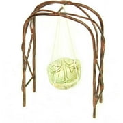 Echo Valley 6268 6.75" Mini Enchanted Gardens Arbor with Leaf Swing