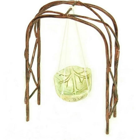 Echo Valley 6268 6.75" Mini Enchanted Gardens Arbor with Leaf Swing