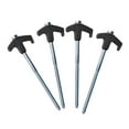 thumbnail image 2 of Colaxi 4 Pieces Tent Stakes Camping Stakes Ground Stakes for Garden Patio Camping Black, 2 of 10