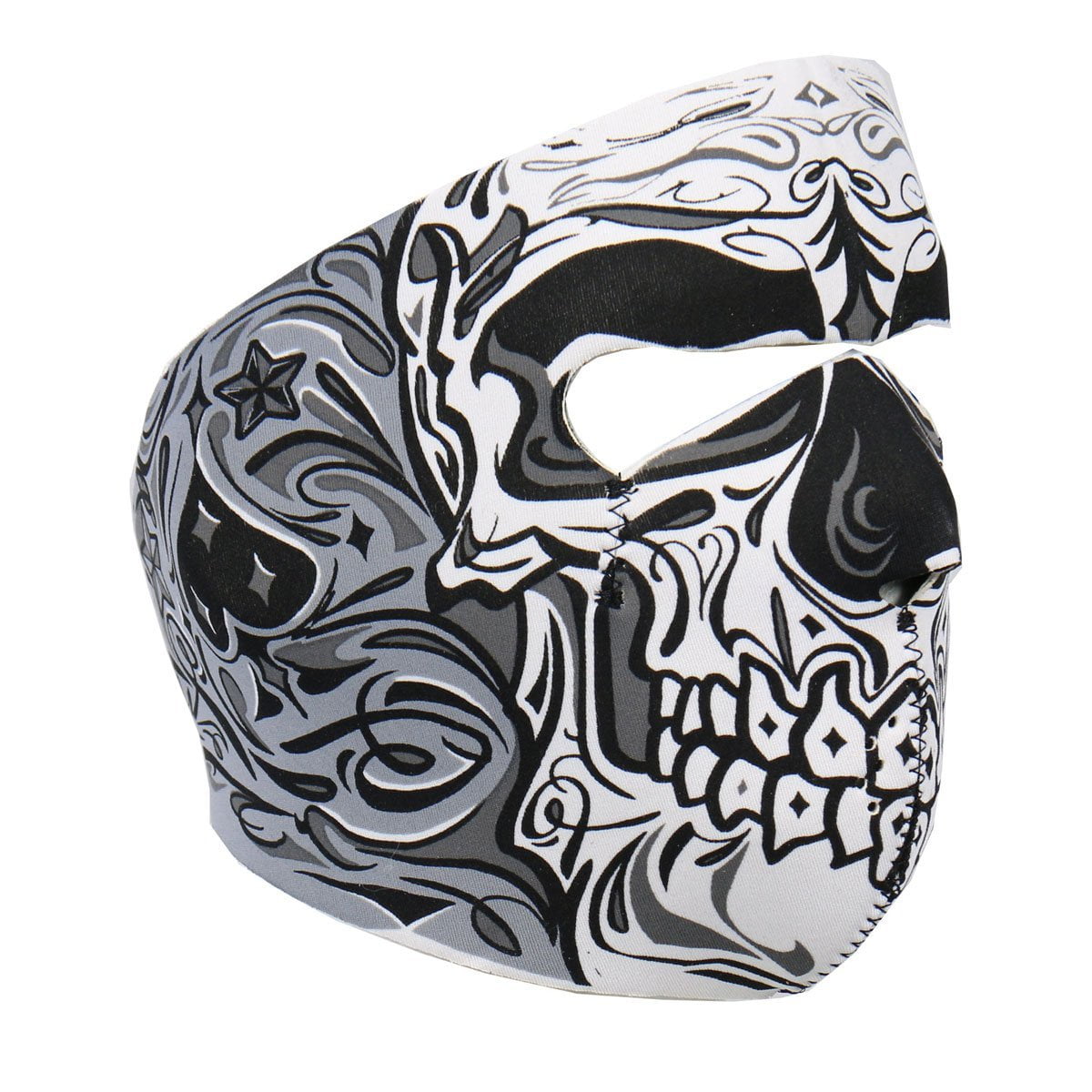 Officially Licensed, Bikers Full Protection SUGAR SKULL NEOPRENE FACE