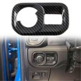 thumbnail image 2 of For Ram 1500 2023 2024 Car Headlight Switch Button Cover Trim Interior Accessories - Abs Carbon Fiber, 2 of 5