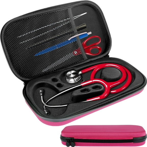 Fvkrnyz Stethoscope Case for Nurses,Travel Case for Stethoscope Littmann Classic Iii,Medical Nurse Accessories Storage Travel Carry Case (Case Only)