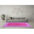 thumbnail image 3 of Ahgly Company Indoor Square Abstract Purple Contemporary Area Rugs, 5' Square, 3 of 4