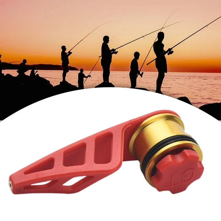 GT Fishing Bobbin Knotter Accessories Fishing Cable Connector Knot Tying Tool Red, Size: 8cmx3cm