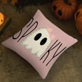 thumbnail image 4 of Halloween Ghost Pillow Cover,Ghost Halloween Lumbar Pillow Covers Decorations ,Outdoor Halloween Pillows Decorative for Halloween Home Decor for Sofa ,Holiday Farmhouse Throw Pillows Pillowcase, 4 of 6