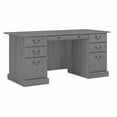 thumbnail image 1 of Pemberly Row Bureau de Direction Moderne avec Tiroirs en Gris Moderne, 1 of 7