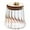 transparent, variant on Glass Jars with Bamboo Lids, Glass Containers with Airtight Lids for Storage, Large Candy Jars for Coffee Nuts Cookie, Decorative Glass Canister