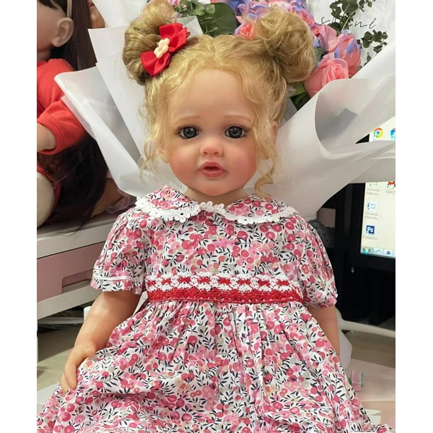 55CM Reborn Baby Dolls Toddler Girls Doll Sweet Baby High Quality