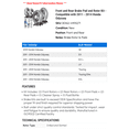 thumbnail image 2 of Front and Rear Brake Pad and Rotor Kit - Compatible with 2011 - 2014 Honda Odyssey 2012 2013, 2 of 2
