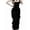 Black, variant on Women'S Corduroy Overalls with Adjustable Straps, Baggy Bib Jumpsuit, Casual with Pockets Brown S