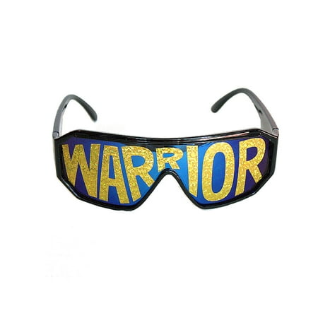 Macho Wrestler Warrior Black Shield Sunglasses Macho Man Randy Savage Costume