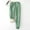 Green, variant on TMOYZQ Women's Fleece Lined Sweatpants with Pockets Elastic High Waisted Joggers Pants Winter Warm Thick Thermal Plush Leggings Snow Pants with Pockets