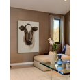 thumbnail image 4 of Marmont Hill "Bovine Stare II" Painting Print on Wrapped Canvas, 4 of 7