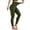 07-Green, variant on Leggings for Women - High Waisted Full Length Buttery Soft Yoga Pants for Workout Athletic Daily 01-Black L