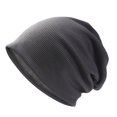 thumbnail image 1 of Knitted Hat Bouncy Causal Solid Color All Match Breathable Comfortable Nice-looking Beanie Cap for Outdoor, 1 of 10