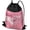 Wonder Woman 80Th Pink Stars, variant on Wonder Woman Classic Logo Drawstring Backpack Sports Bag Sackpack 17" x 13", Perfect for Gym, Yoga or Practice