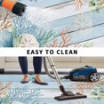 thumbnail image 4 of Blue Beach Coastal Outdoor Rug 4x6 Ft, Non Slip Washable Area Rug, Summer Nautical Coral Shell Botanical Vintage Patio Rugs Carpet Runner, Large Floor Mat for Indoor/Outdoor Deck Porch Camping, 4 of 8
