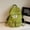 Green, variant on Nylon Backpack Solid Color Simple Backpack Large Capacity Travel Backpack
