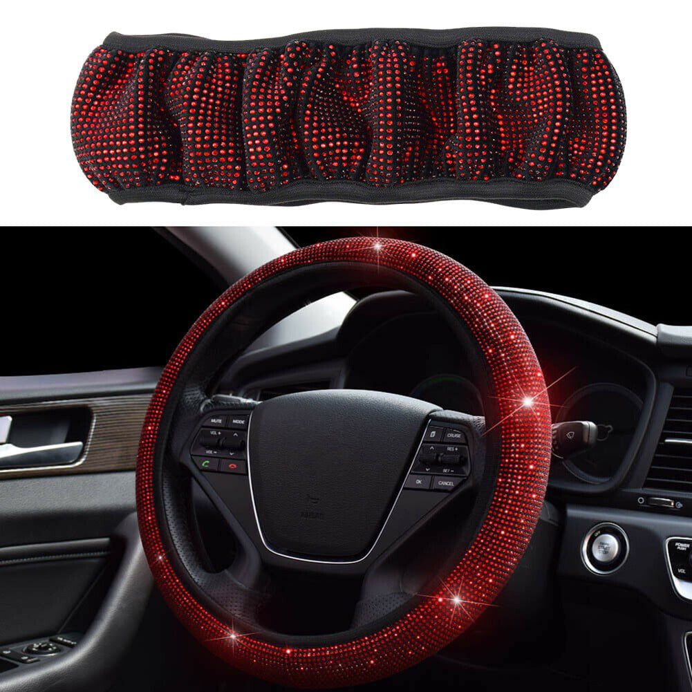  Red Steering Wheel Cover for Women, Cute Deer Universal  Steering Wheel Covers Soft Smooth and Easy to Grip Neoprene Red Car  Accessories Decor 14.5-15 Inch : Automotive