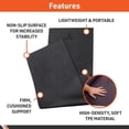 thumbnail image 3 of Matriz de Yoga y Fitness Body Sport Negro 1/4 Pulgada, 3 of 6